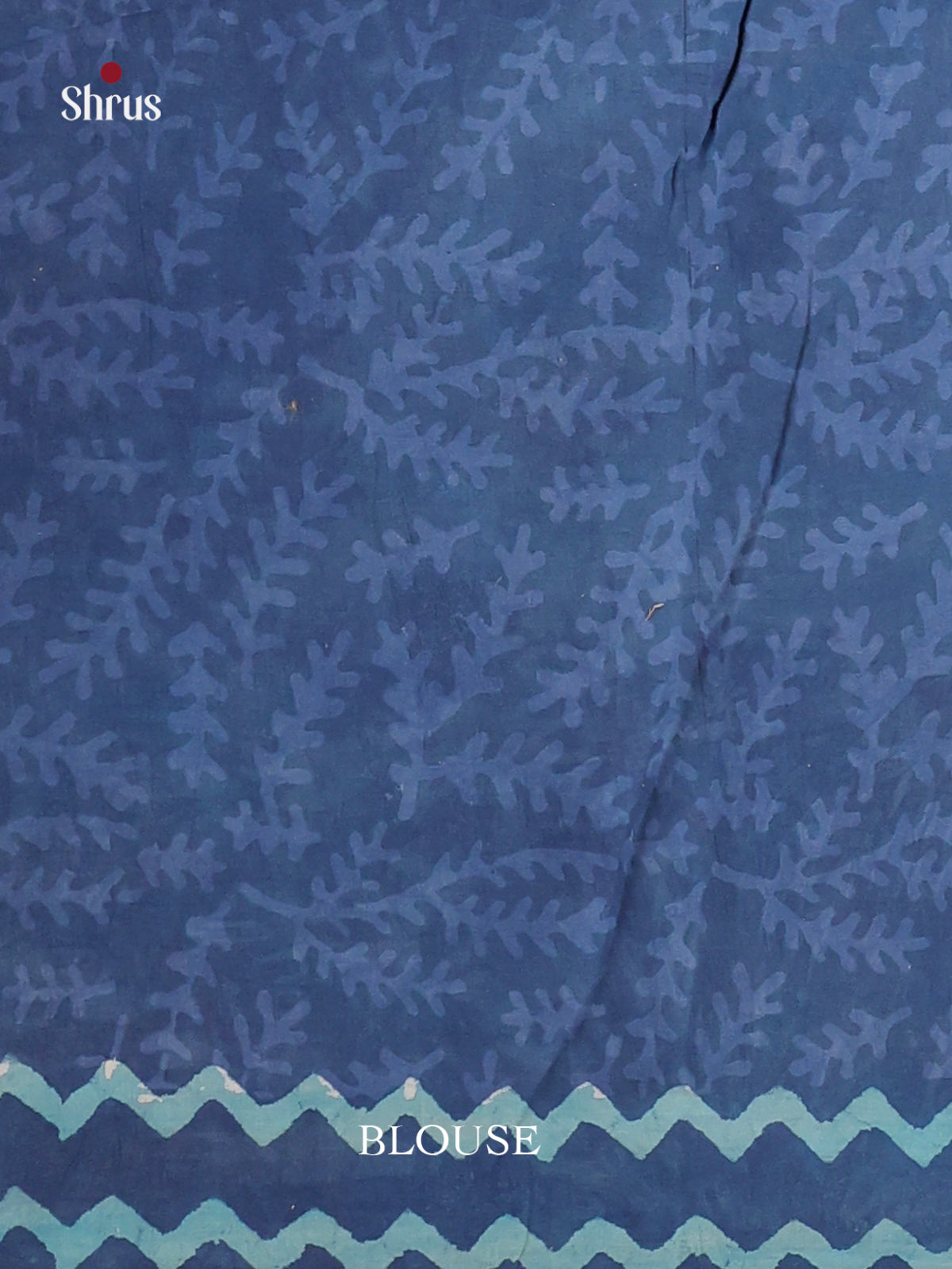 Indigo Blue - Jaipur cotton Saree - Shop on Shrus.com
