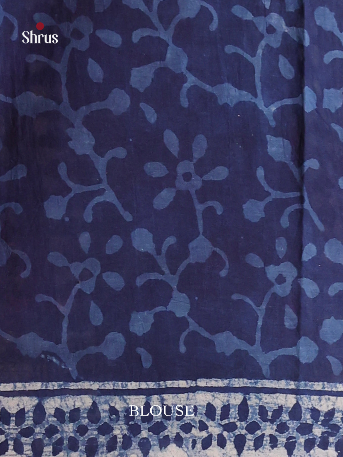 Blue- Jaipur cotton Saree