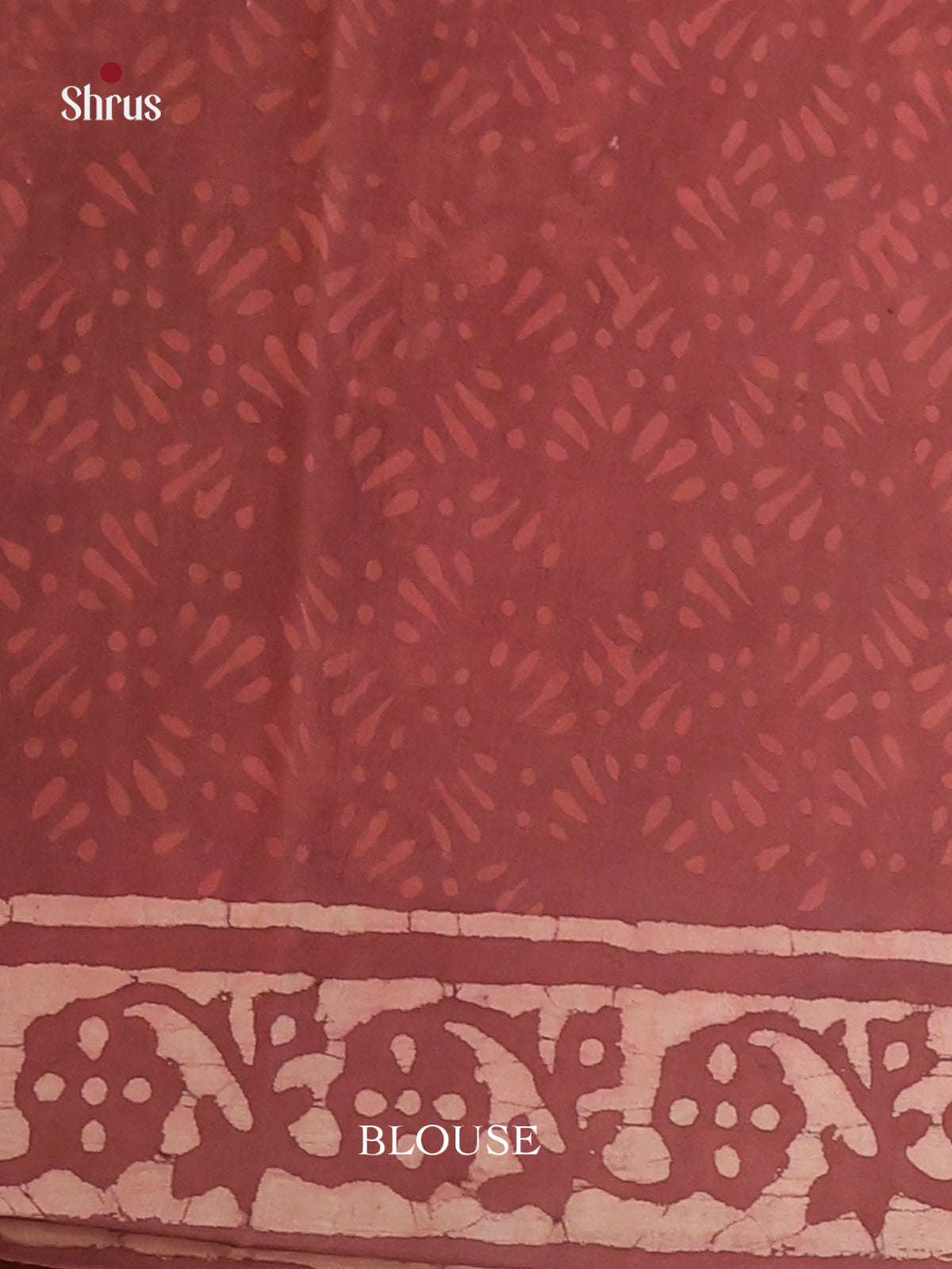 Brown - Jaipur cotton Saree