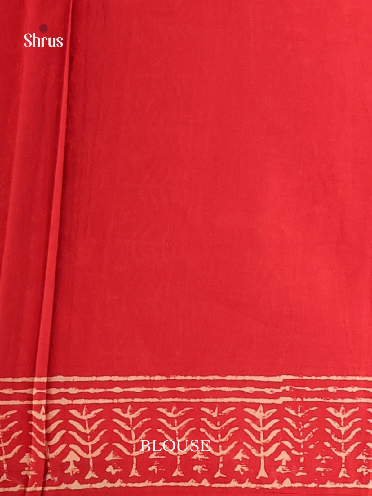 Pink & Red- Jaipur cotton Saree - Shop on Shrus.com