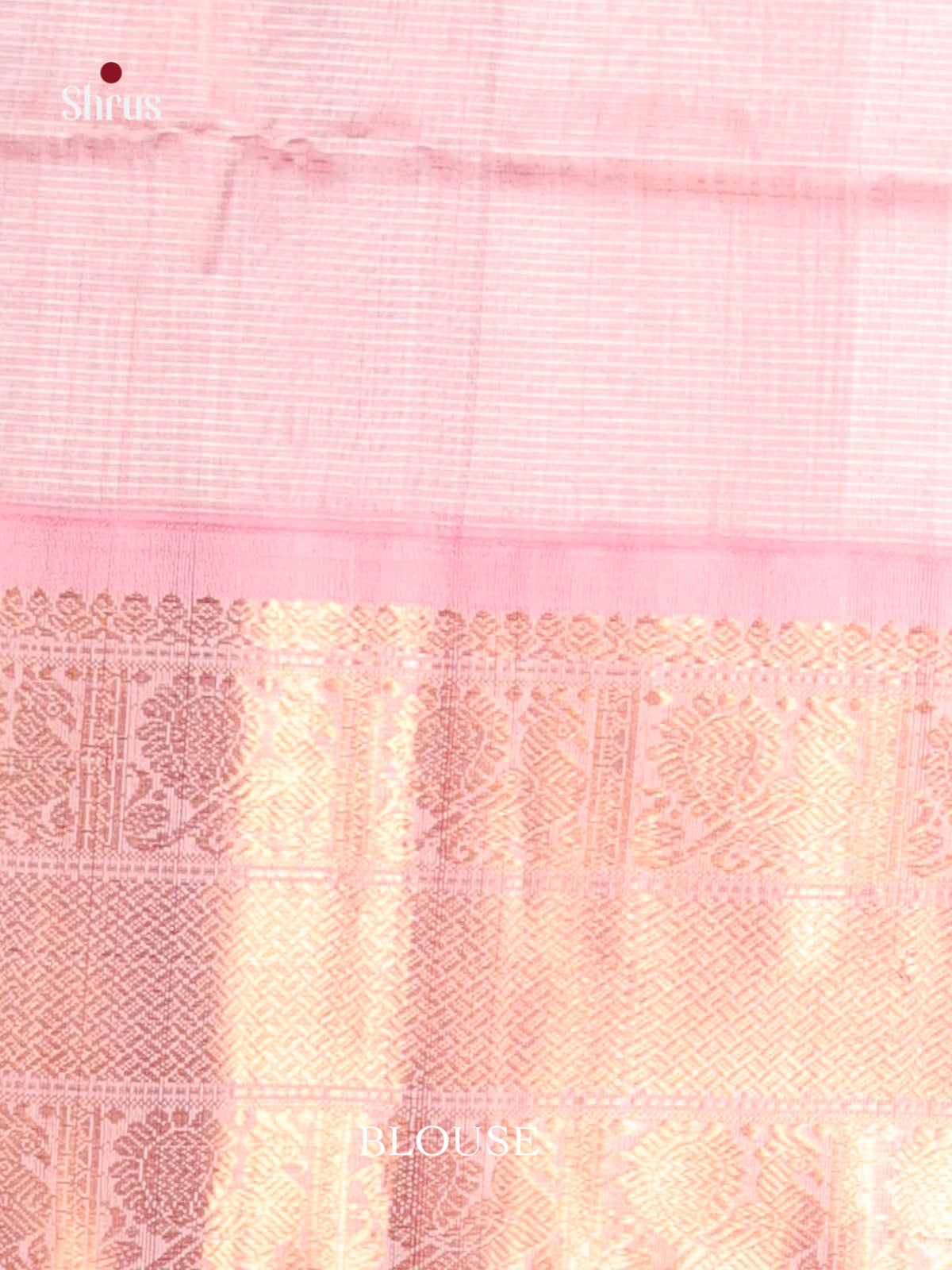 Red & Pink Silk Cotton Korvai-Big border Saree - Shop on Shrus.com
