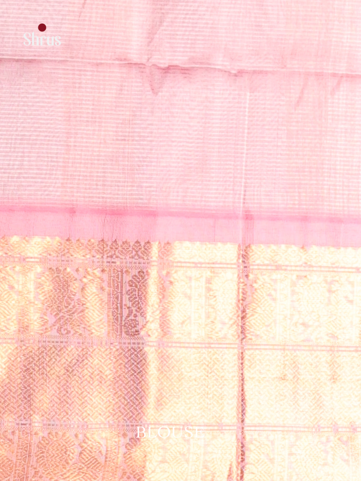 Red & Pink SIlk Cotton Korvai-Big border Saree - Shop on Shrus.com