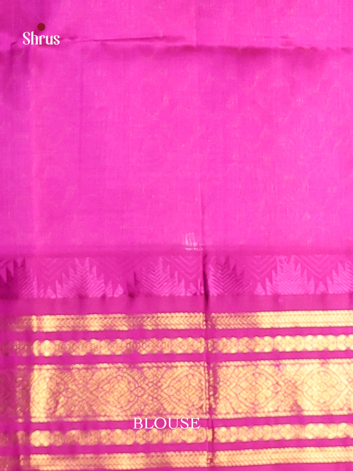 Yellow & Majenta Silk Cotton Korvai-kattams Saree -1