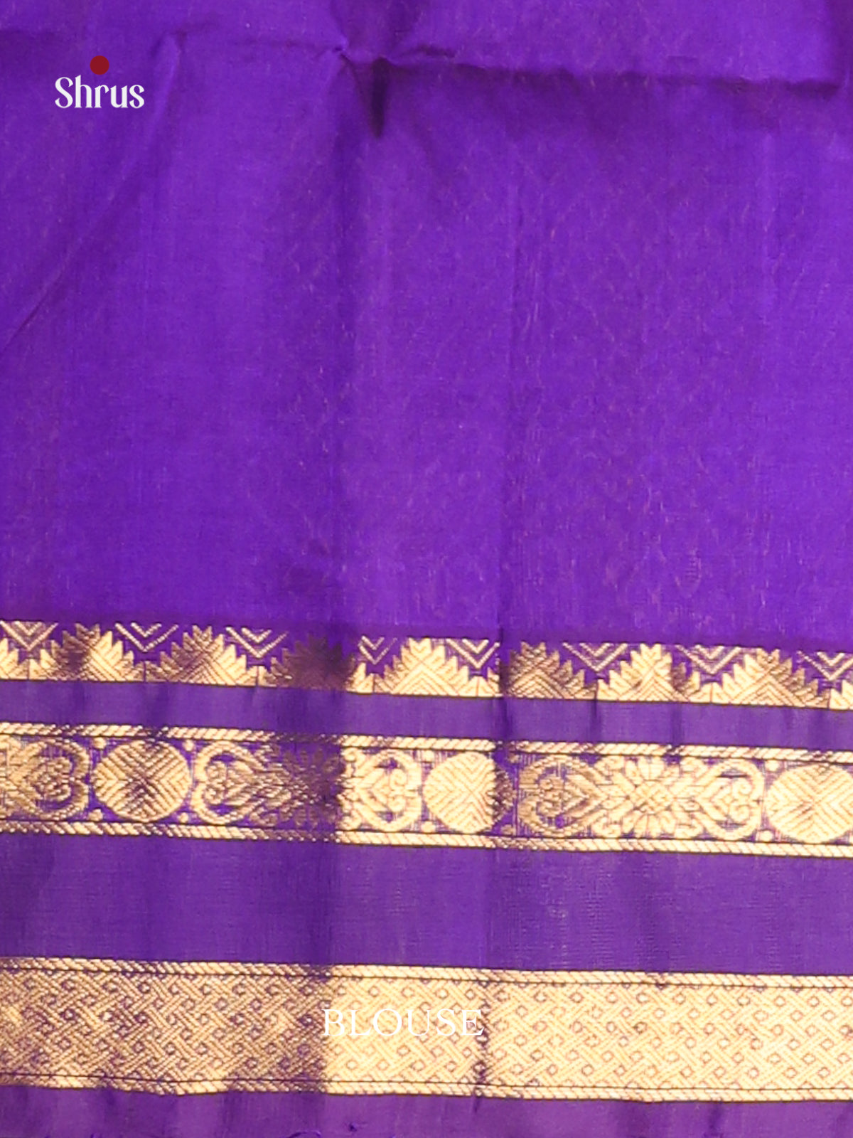 Yellow & Violet Korvai-kattams Saree - Shop on Shrus.com