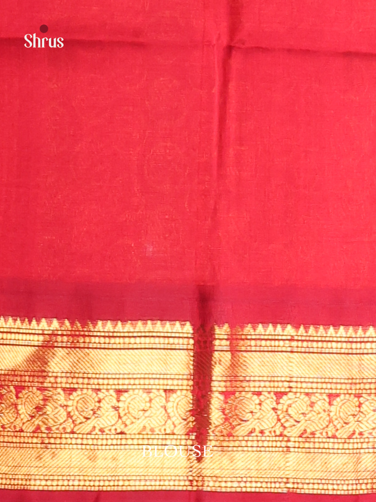 Pink & Red Silk Cotton Korvai-kattams Saree -1