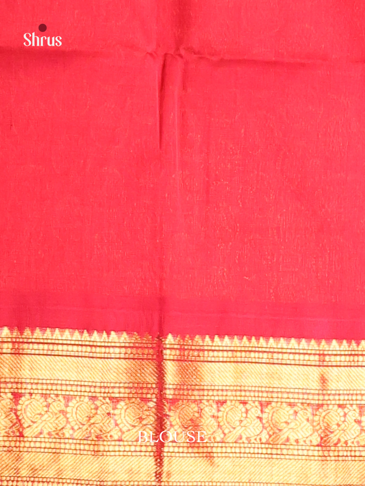 Green & Red Silk Cotton Korvai-kattams Saree - Shop on Shrus.com