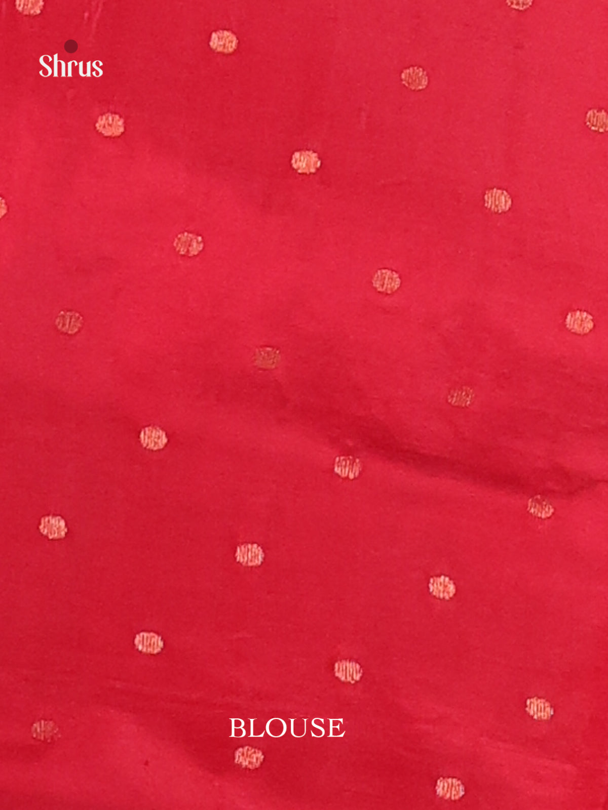 Red - Semi Rawsilk Saree - Shop on Shrus.com