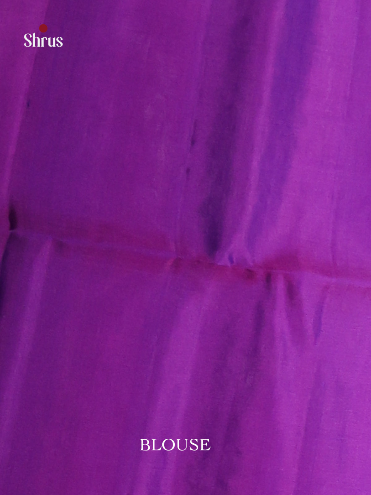 Blue & Violet Soft Silk Saree with zari buttas & Contrast Border - Shop on Shrus.com
