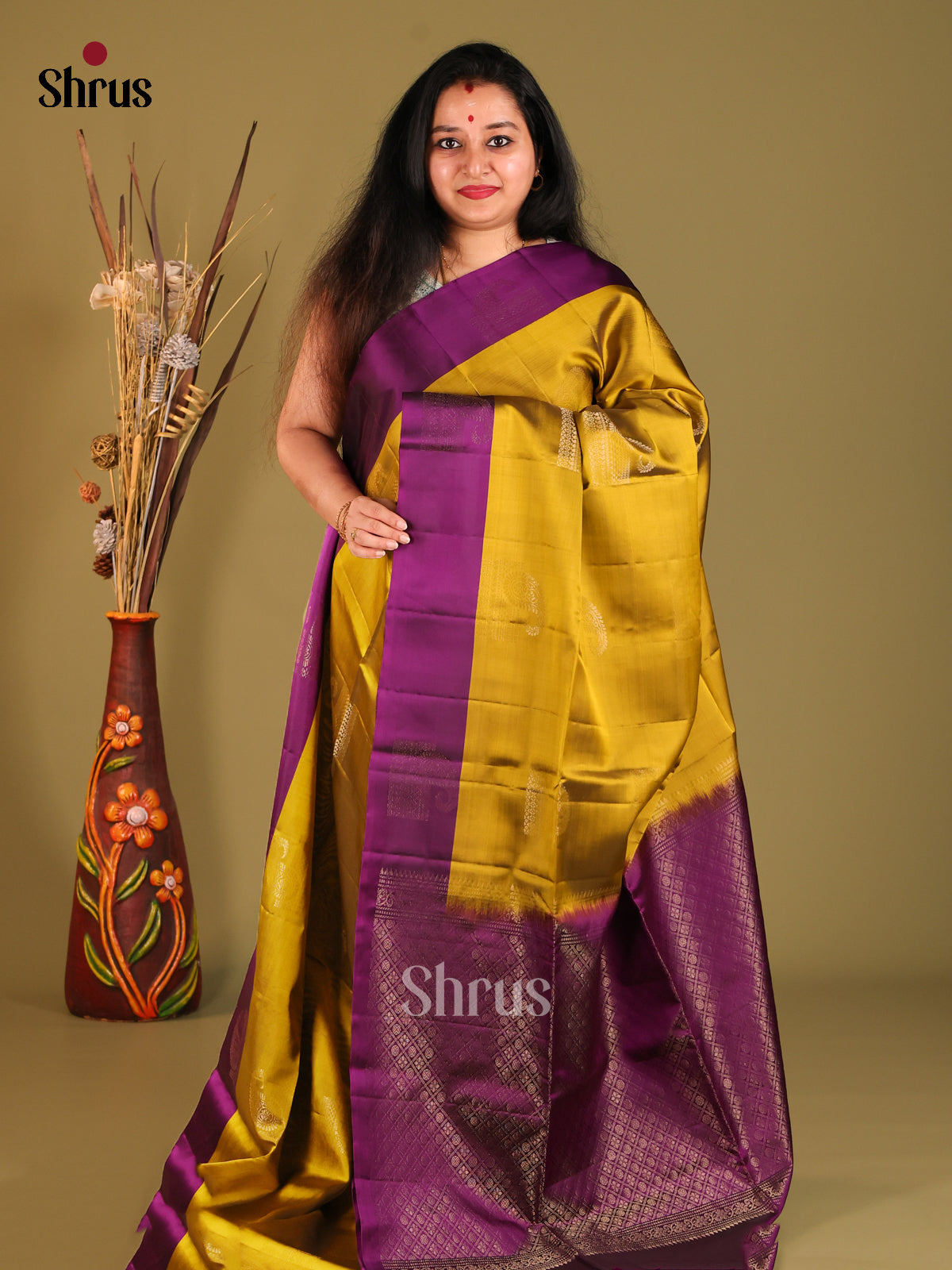 DHS05259 - Softsilk-halfpure Saree