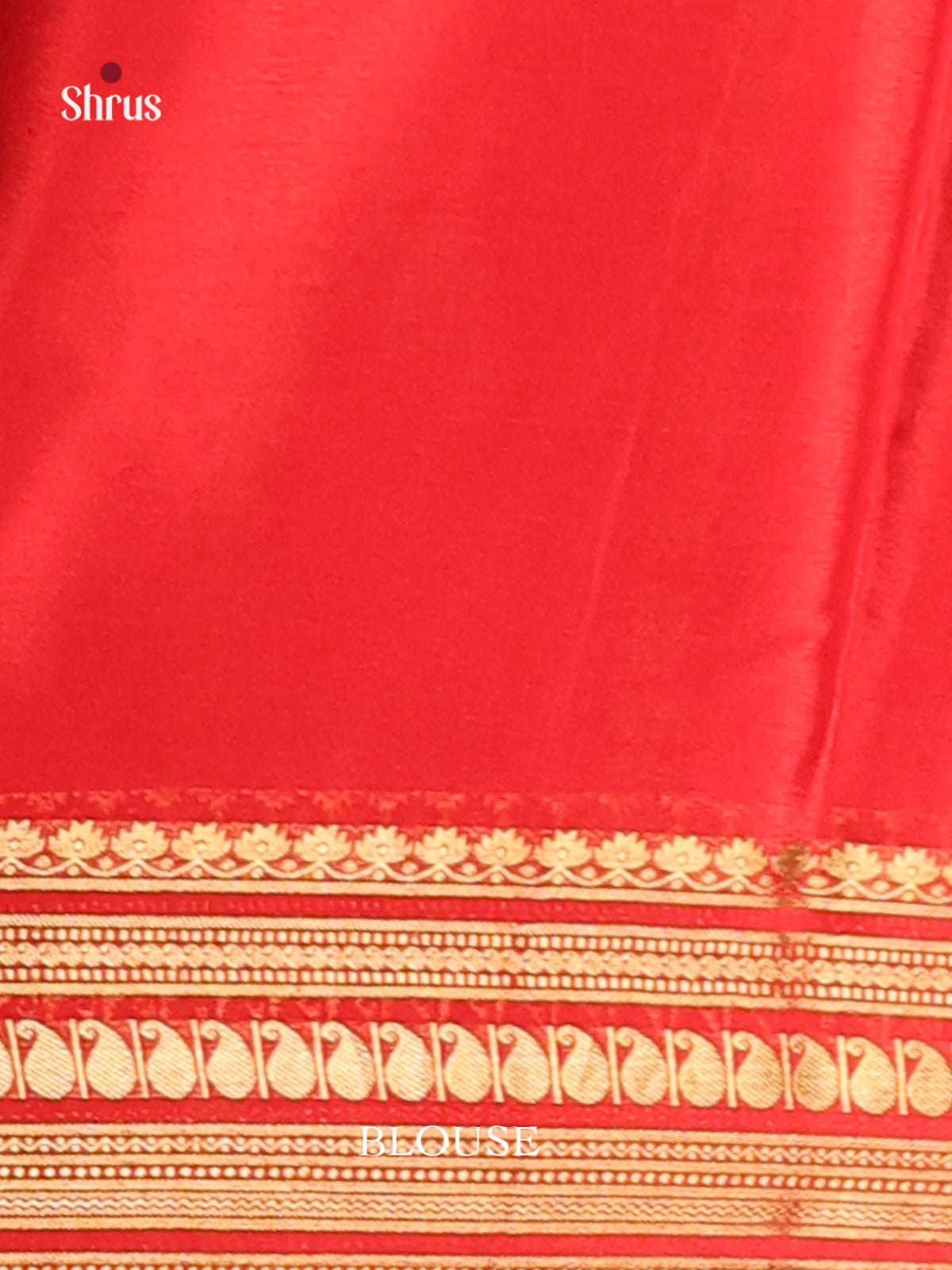 Lustrous Light Pink Printed Mysore Silk Saree With Zari Woven Red Border