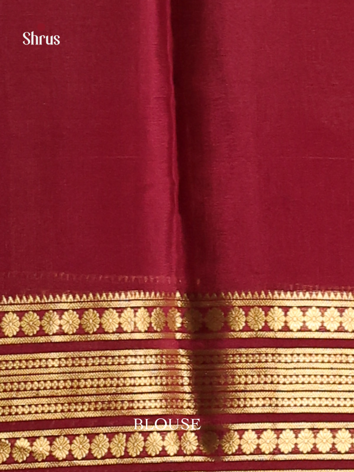 Graceful Light Pink Printed Mysore Silk Saree With Maroon Zari Woven Pallu
