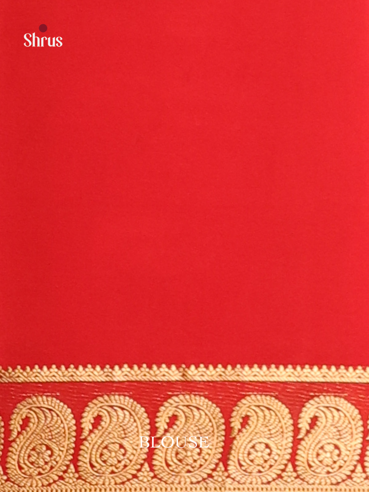 Regal Pastel Pink Printed Mysore Crepe Silk Saree With Red Zari Woven Border - Shop on Shrus.com