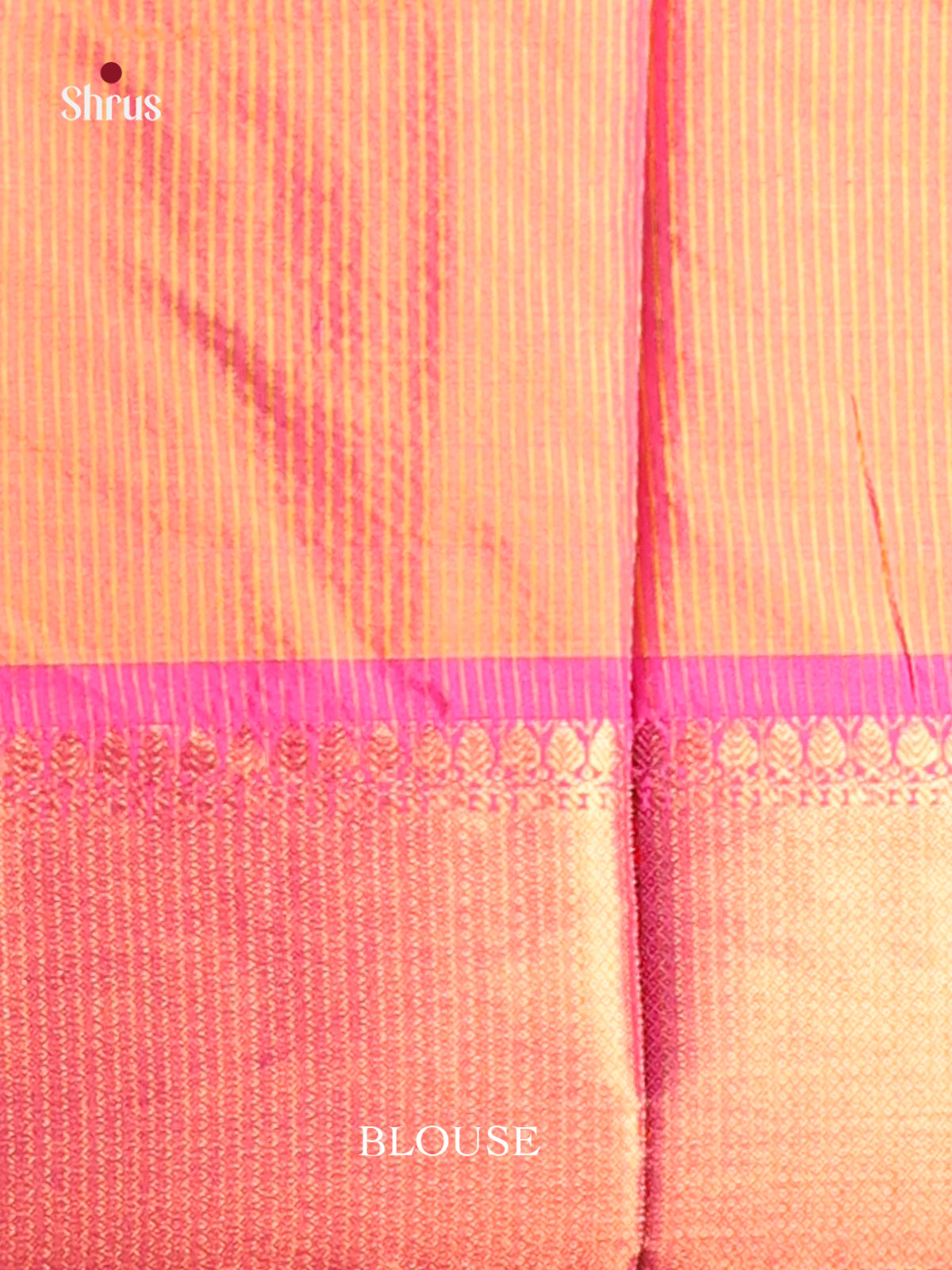Yellow & Pink - Semi Pochampally Saree - Shop on Shrus.com