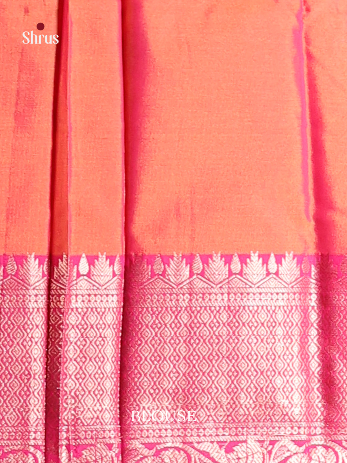 Yellow & Pink - Semi Pochampally Saree - Shop on Shrus.com