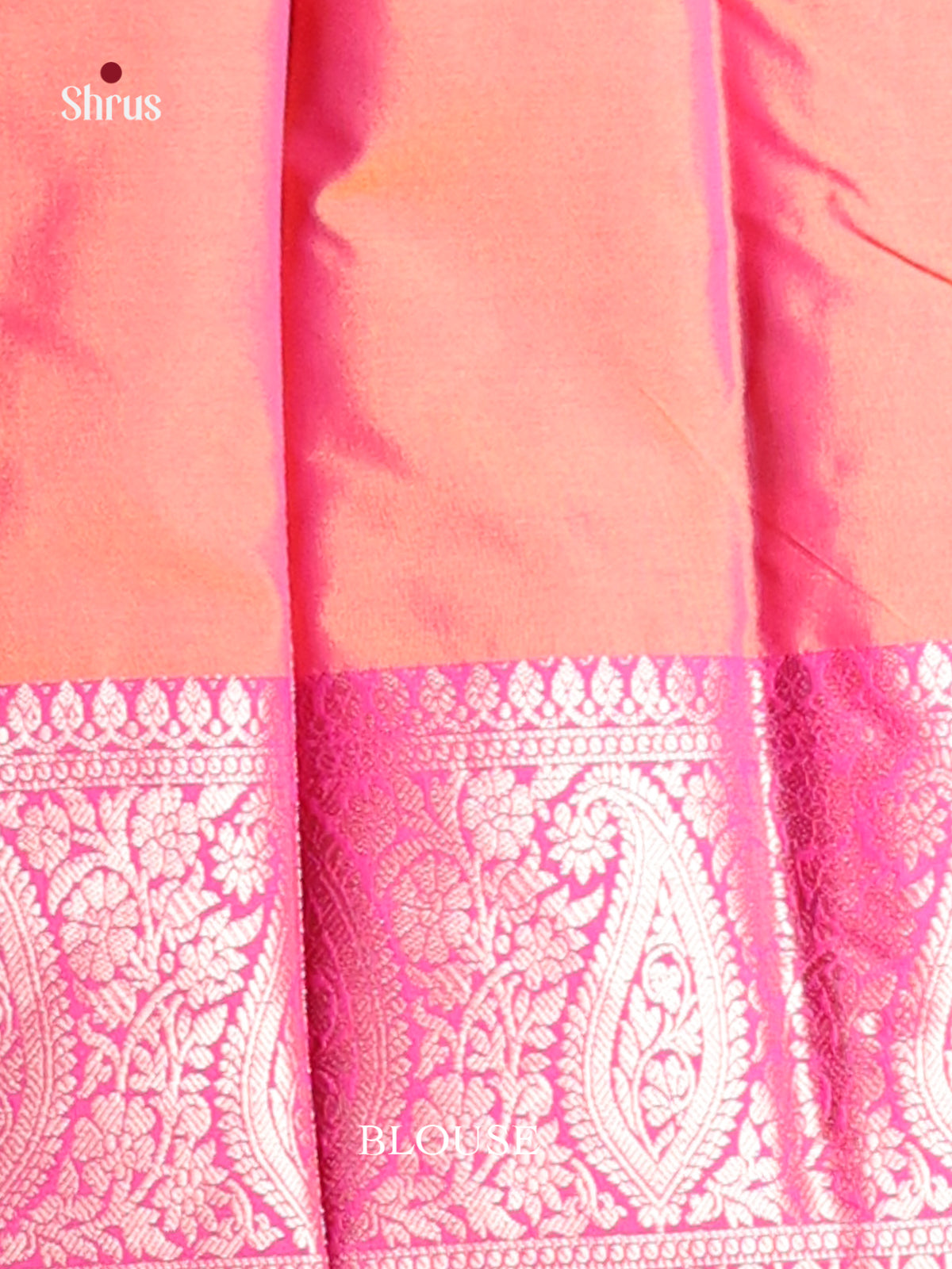 Yellow & Pink- Semi Pochampally Saree - Shop on Shrus.com