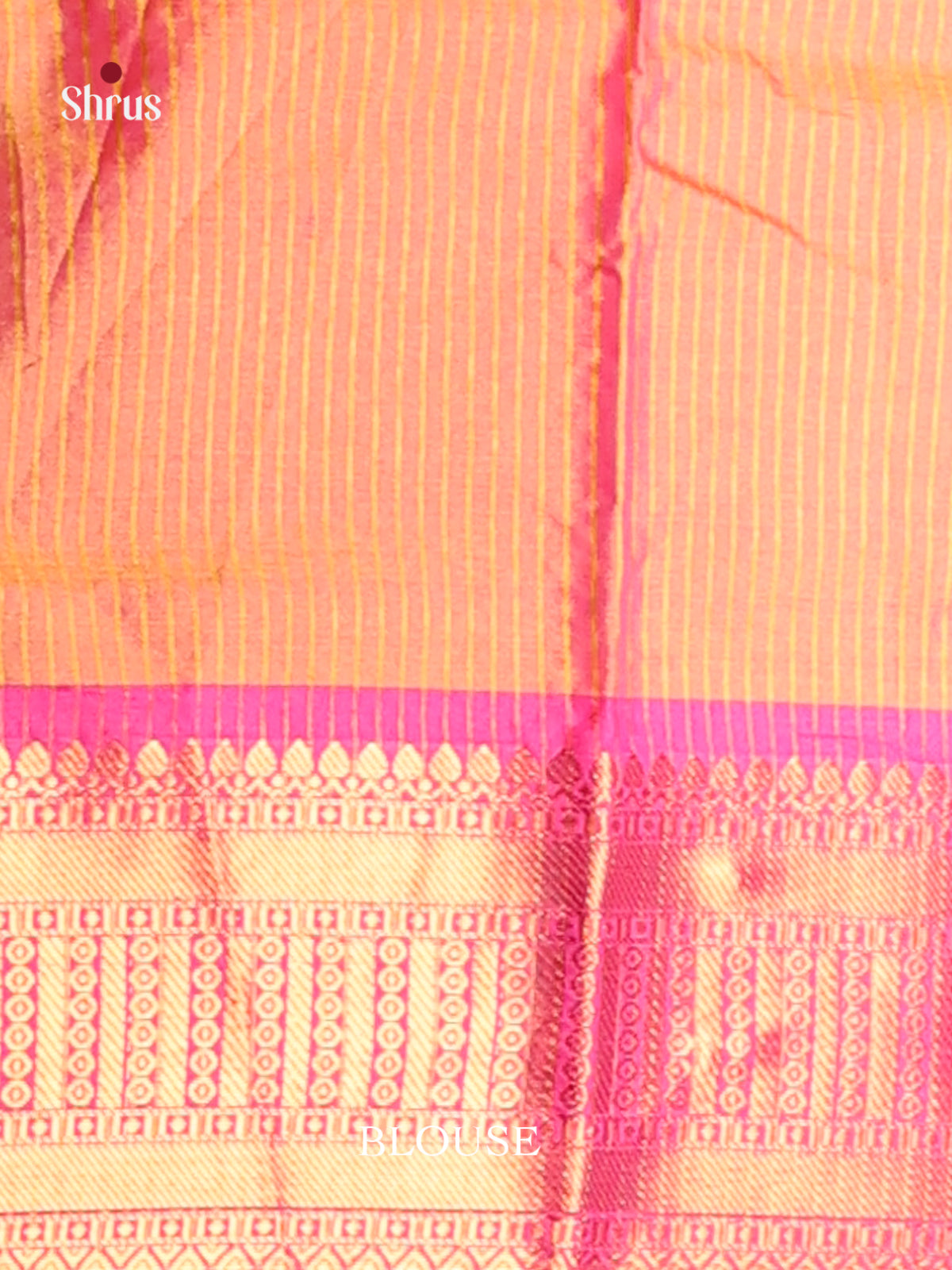 Green & Pink - Semi Pochampally Saree - Shop on Shrus.com