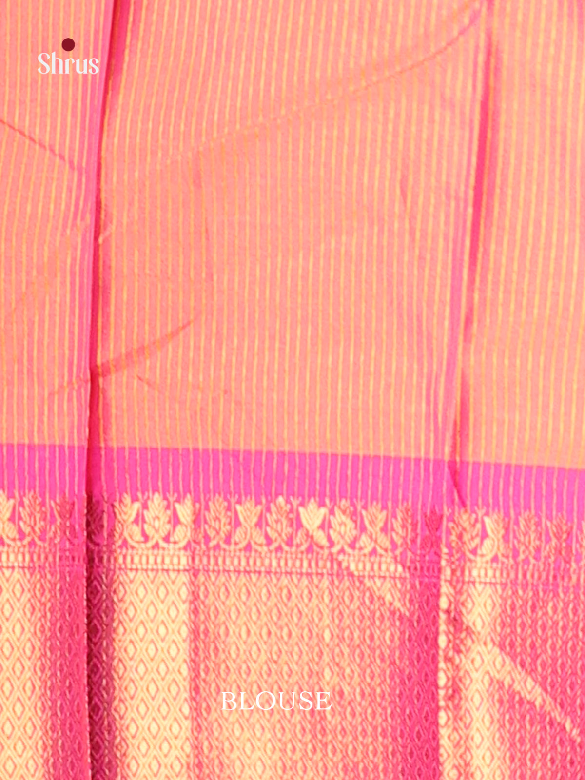 Yellow & Pink - Semi Pochampally Saree - Shop on Shrus.com