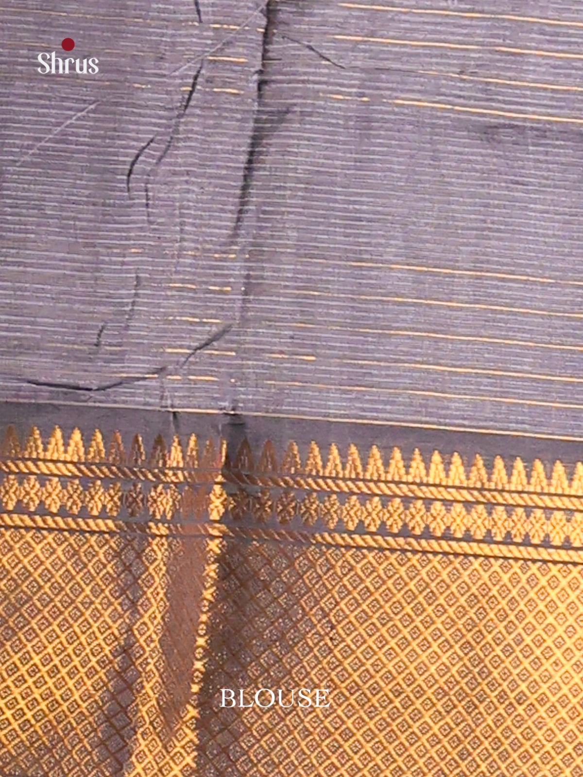 Grey single tone Mangalagiri silkcotton Saree with rich zari border -1