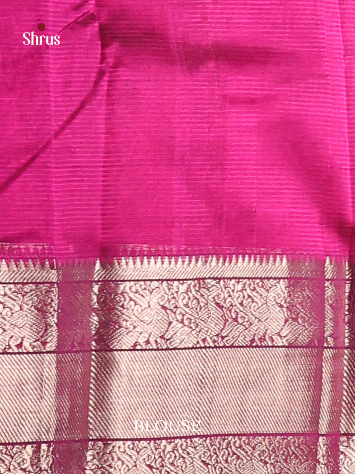 Purple single tone Mangalagiri silkcotton Saree with self peacock vines zari border -1