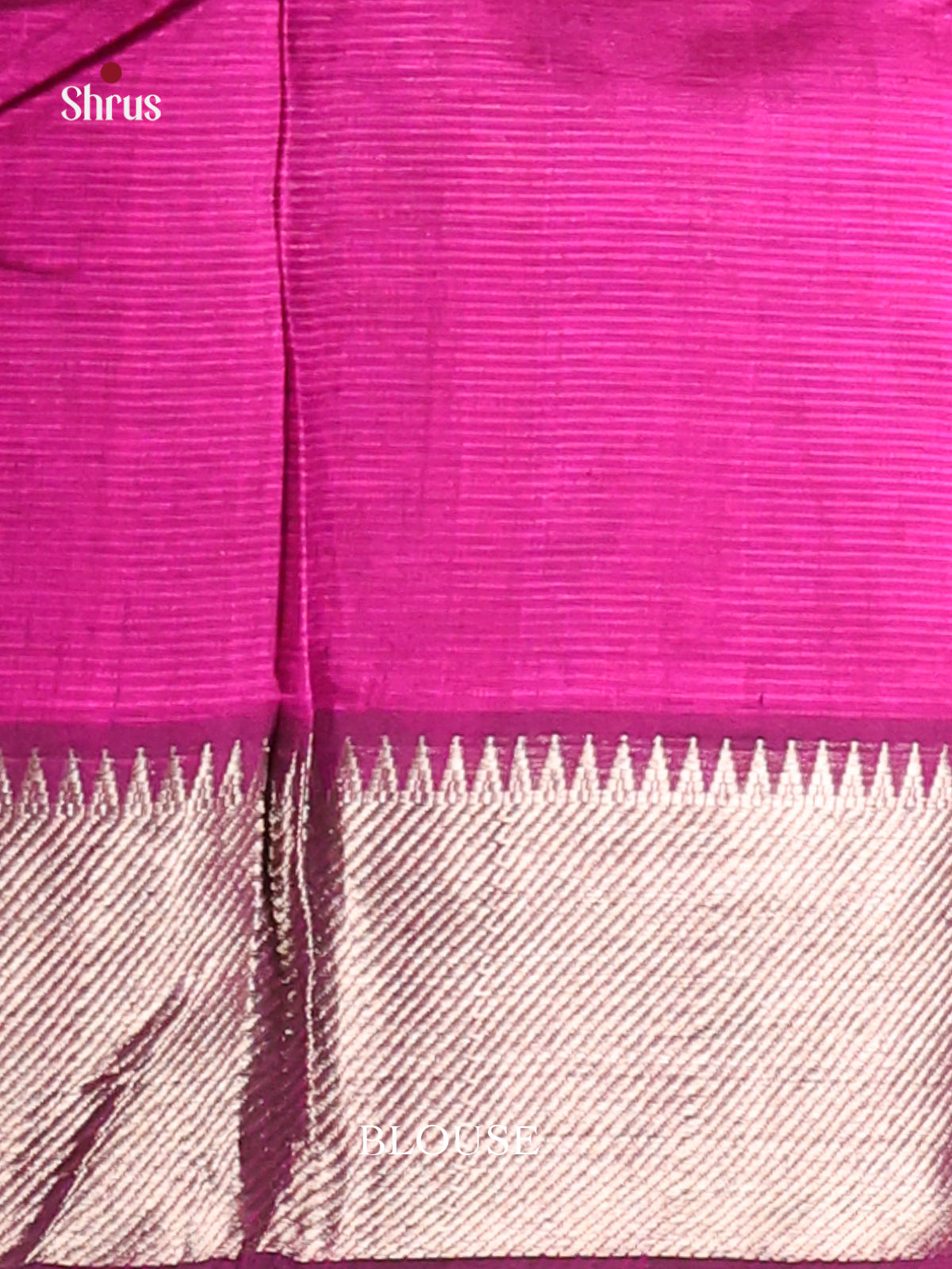 Purple Single Tone Mangalagiri silkcotton Saree with rich kaddi zari border -1