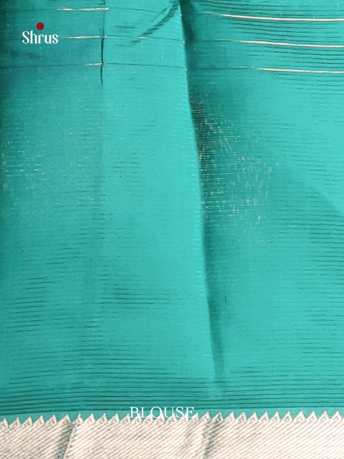 Green(Single Tone) Mangalagiri silkcotton Saree with zari checks -1