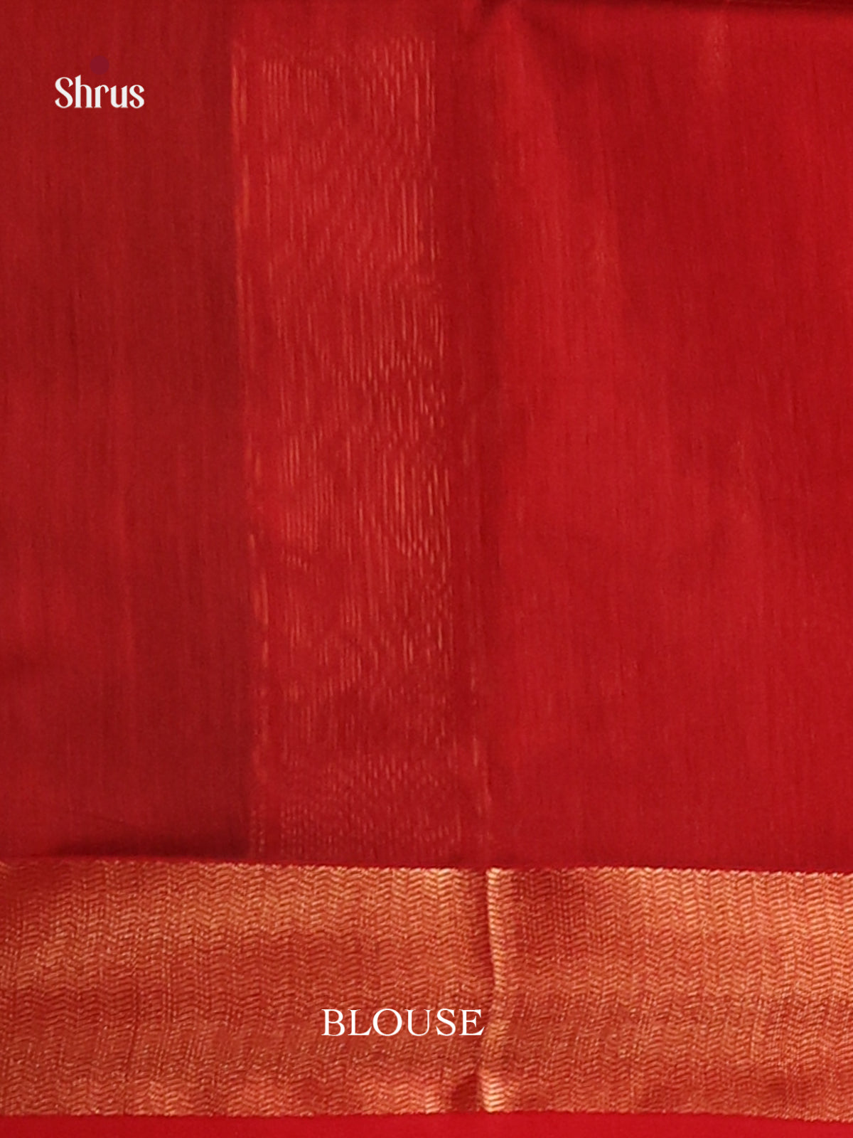 Green & Red - Maheshwari silkcotton Saree - Shop on Shrus.com