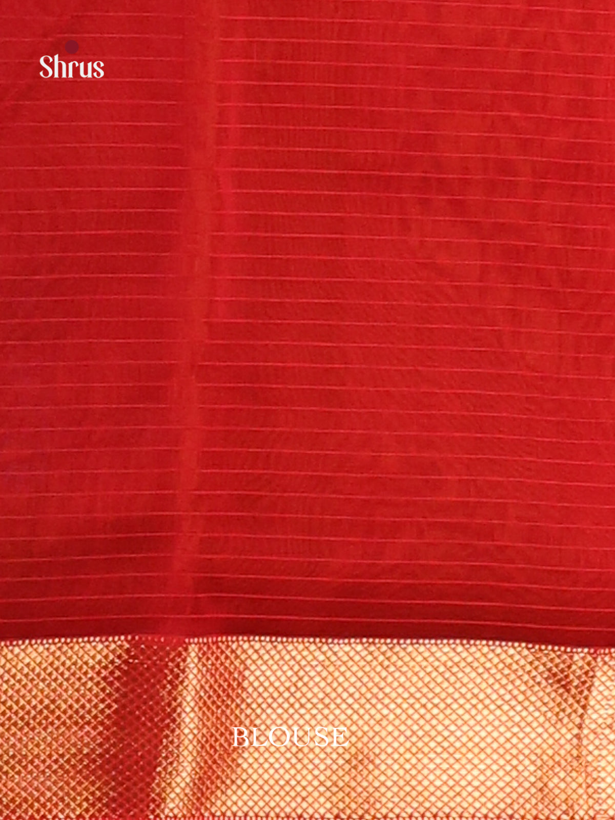 Rust & Red Maheshwari silkcotton Saree -1