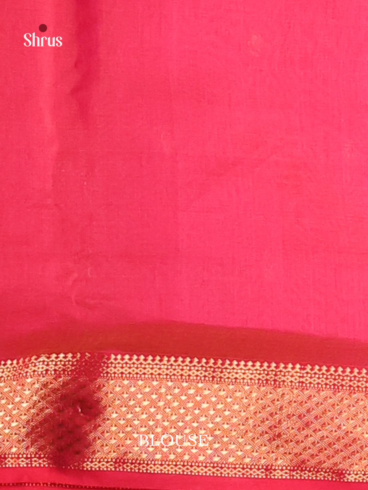 Pink - Maheshwari silkcotton Saree - Shop on Shrus.com