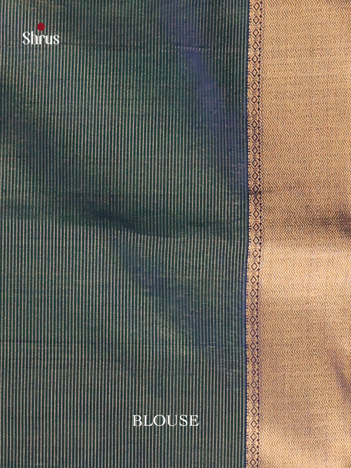 Green & Blue - Maheshwari silkcotton Saree - Shop on Shrus.com