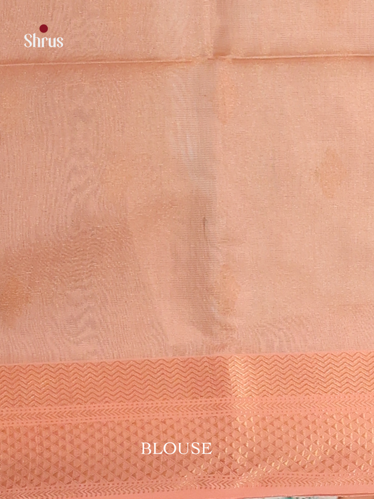 Peach(Single Tone) Maheshwari silkcotton Saree -1