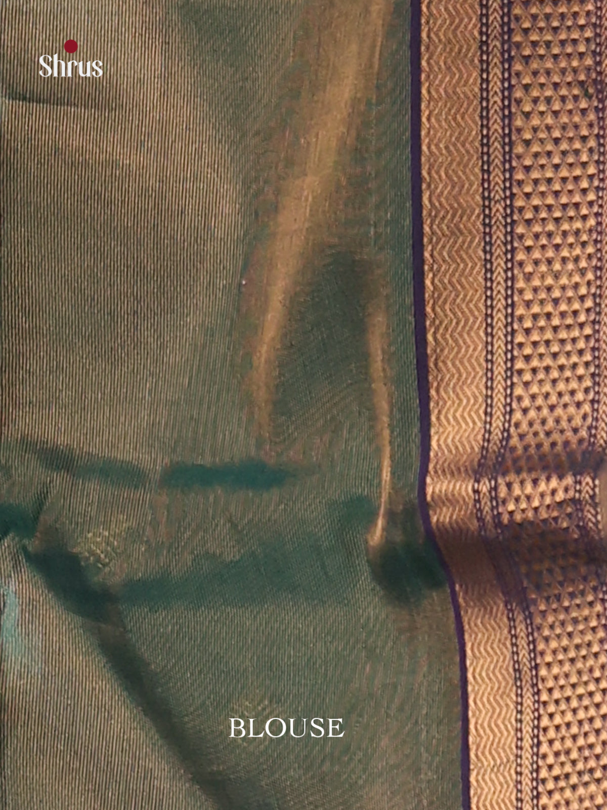 Green - Maheshwari silkcotton Saree - Shop on Shrus.com
