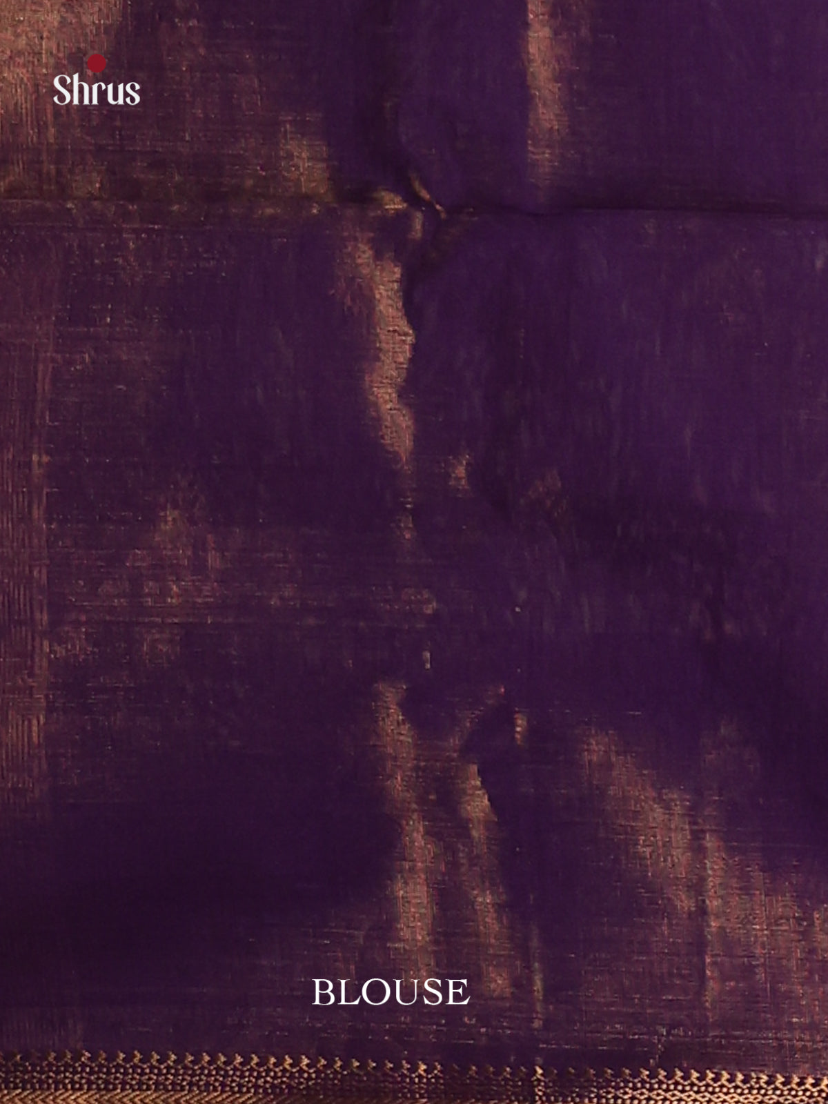 Blue & Violet Maheshwari silkcotton Saree -1