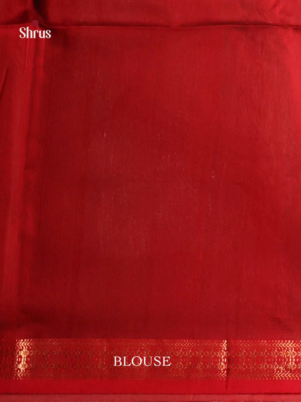 Grey & Red Maheshwari silkcotton Saree -1