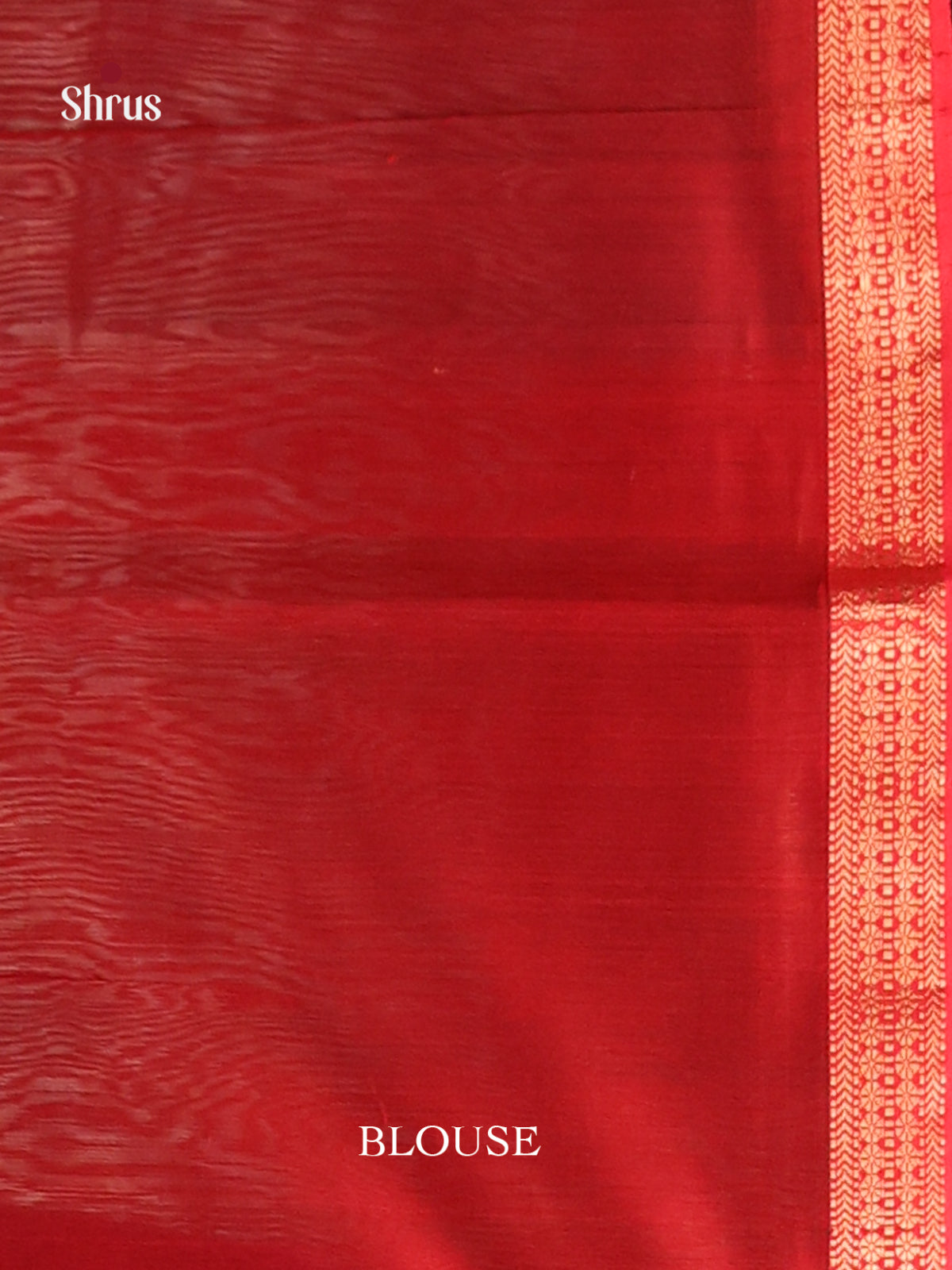 Grey and Red Maheshwari silkcotton Saree -1