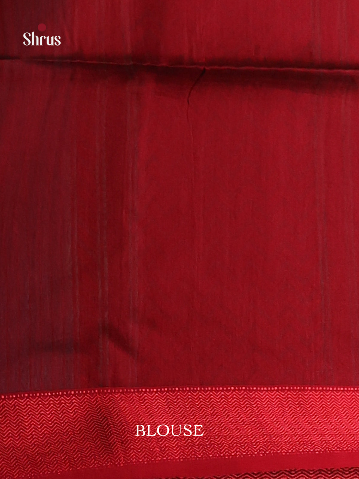 Green & Red - Maheshwari silkcotton Saree - Shop on Shrus.com