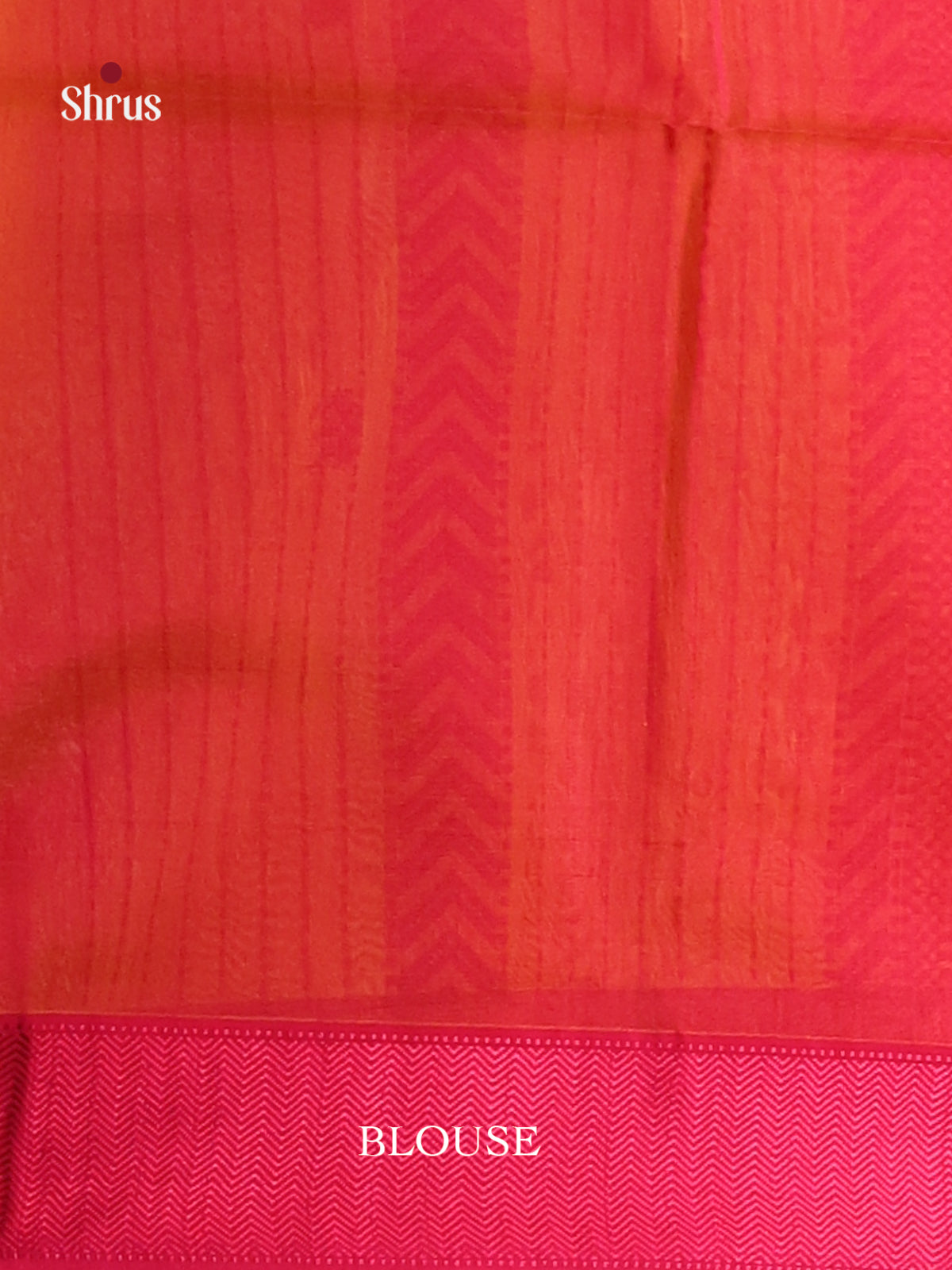 Yellow & Red - Maheshwari silkcotton Saree -1