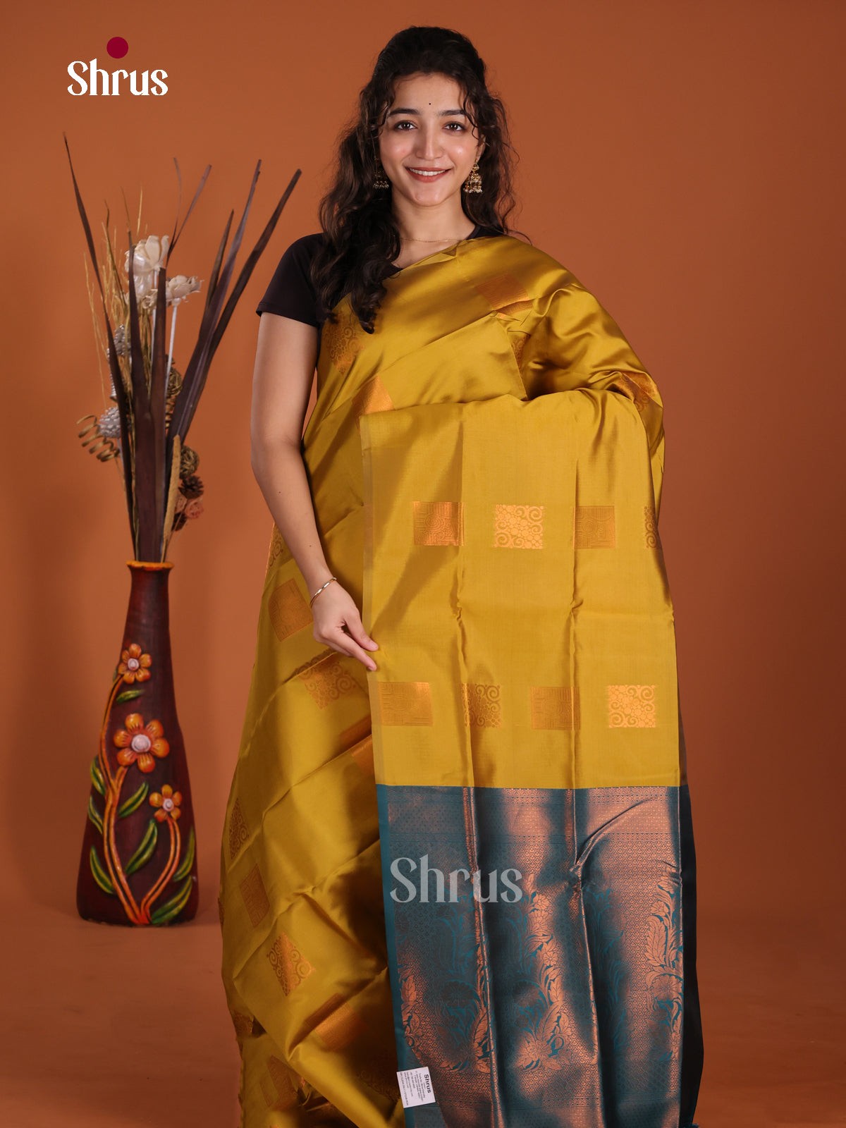 DHS06257 - Semi Softsilk Saree