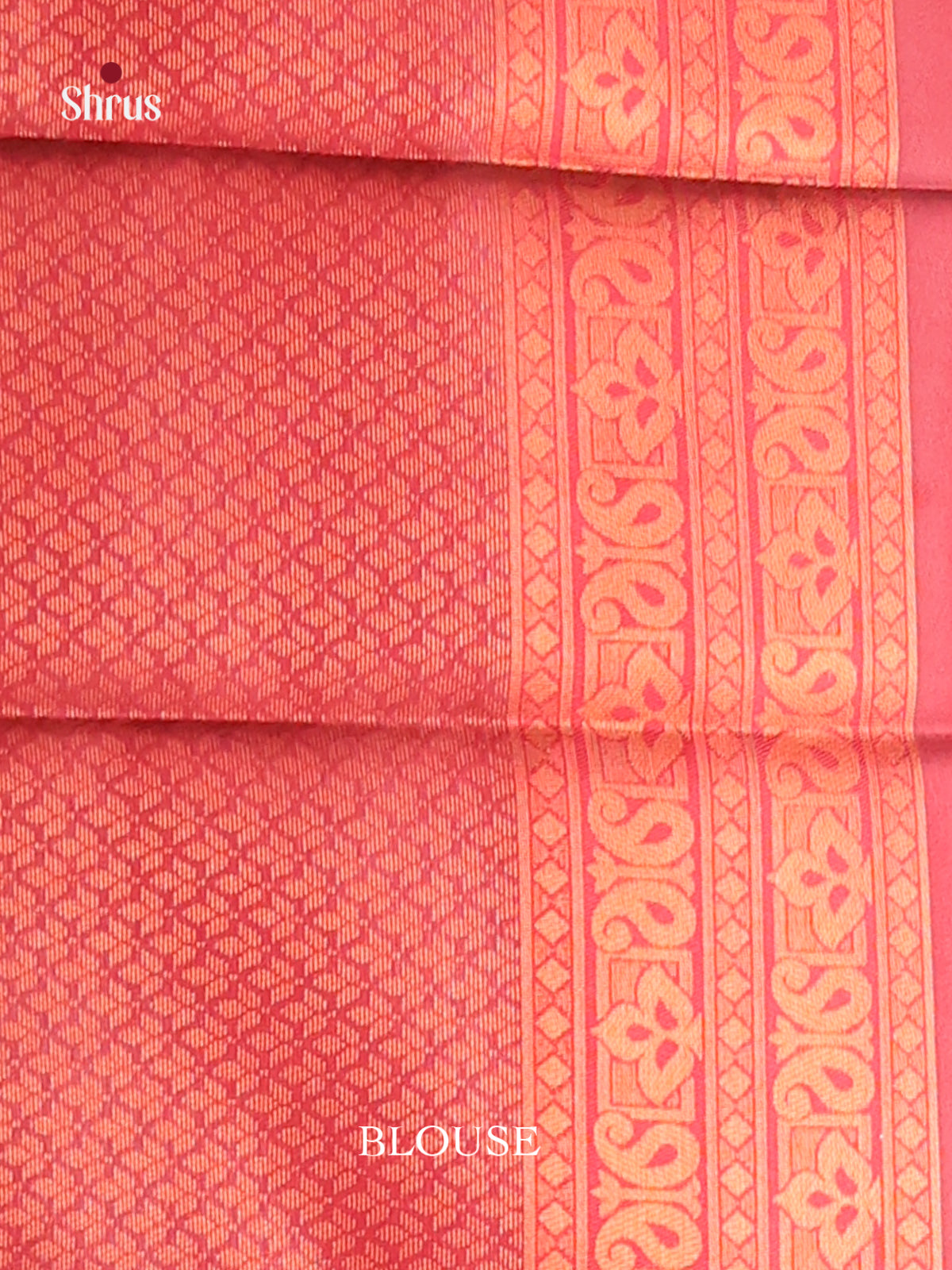 Blue & Maroon - Semi Softsilk Saree
