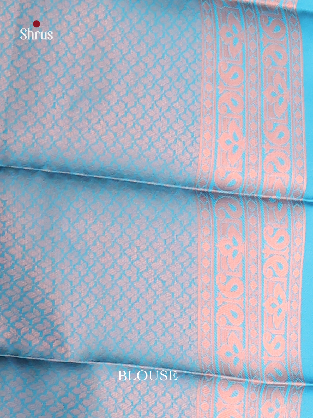 Purple & Blue- Semi Softsilk Saree - Shop on Shrus.com