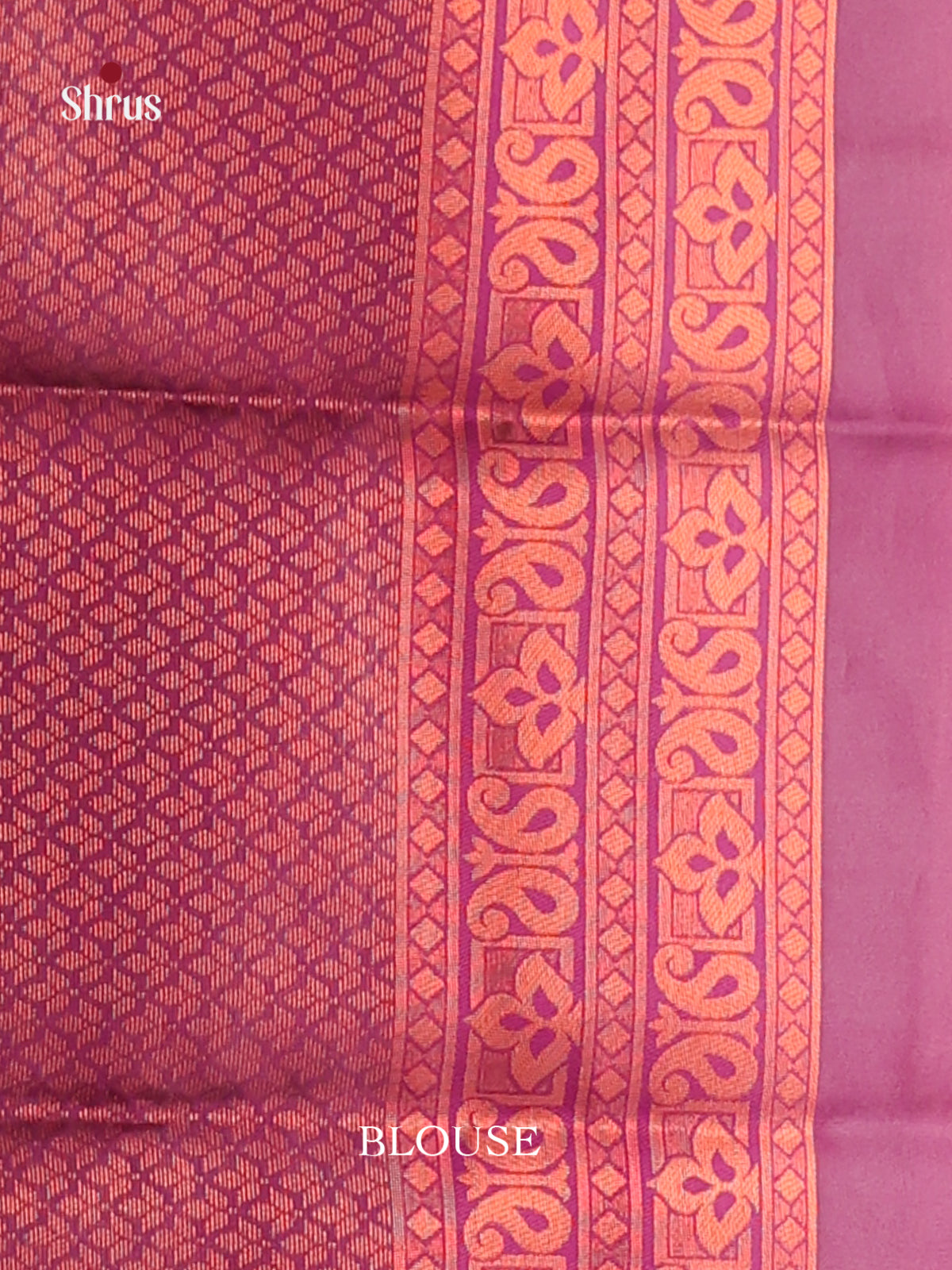 Blue & Purple- Semi Softsilk Saree