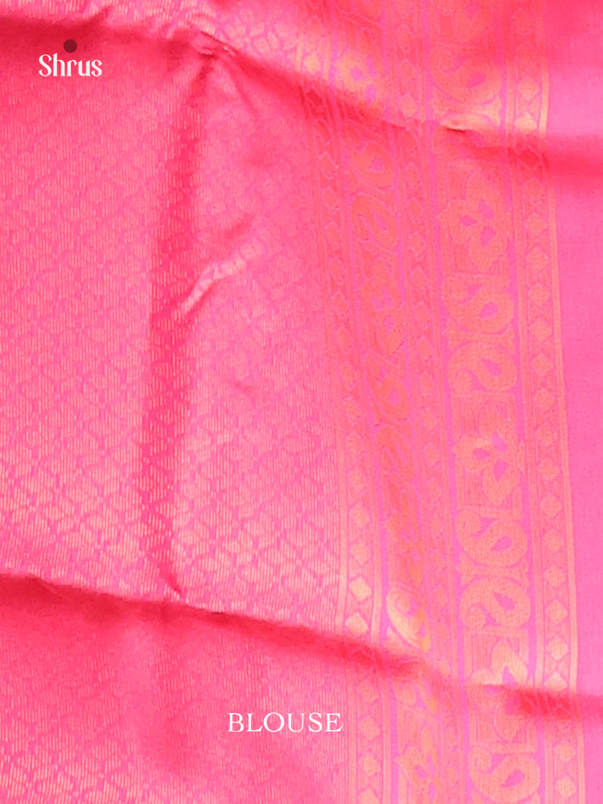 Green & Pink - Semi Softsilk Saree - Shop on Shrus.com