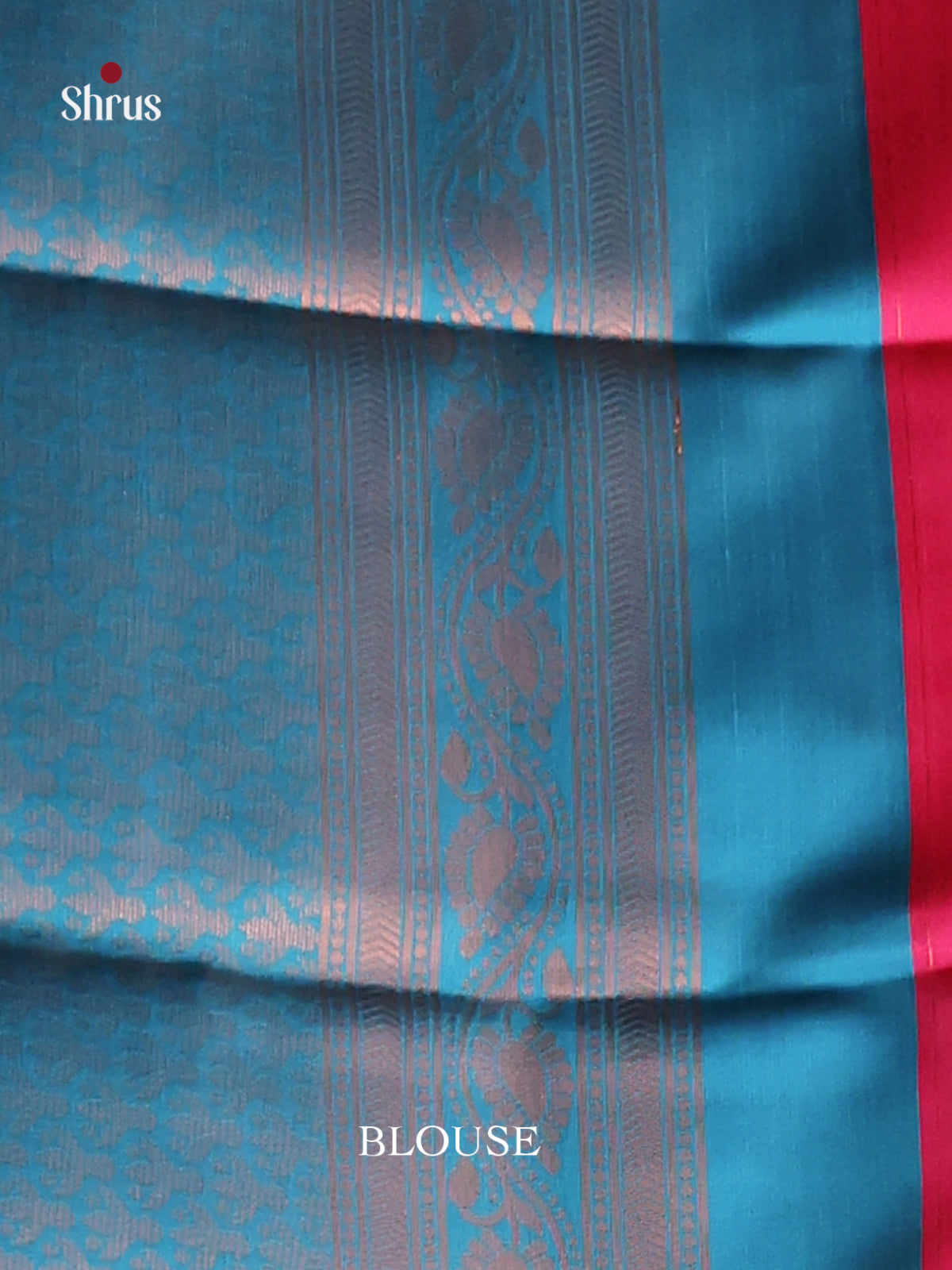 Purple & Blue - Semi Softsilk Saree - Shop on Shrus.com