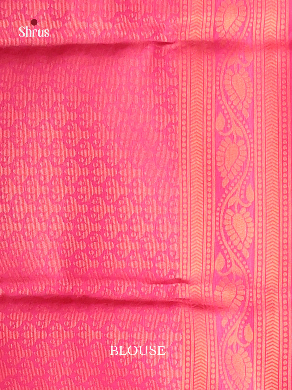 Blue & Pink - Semi Softsilk Saree