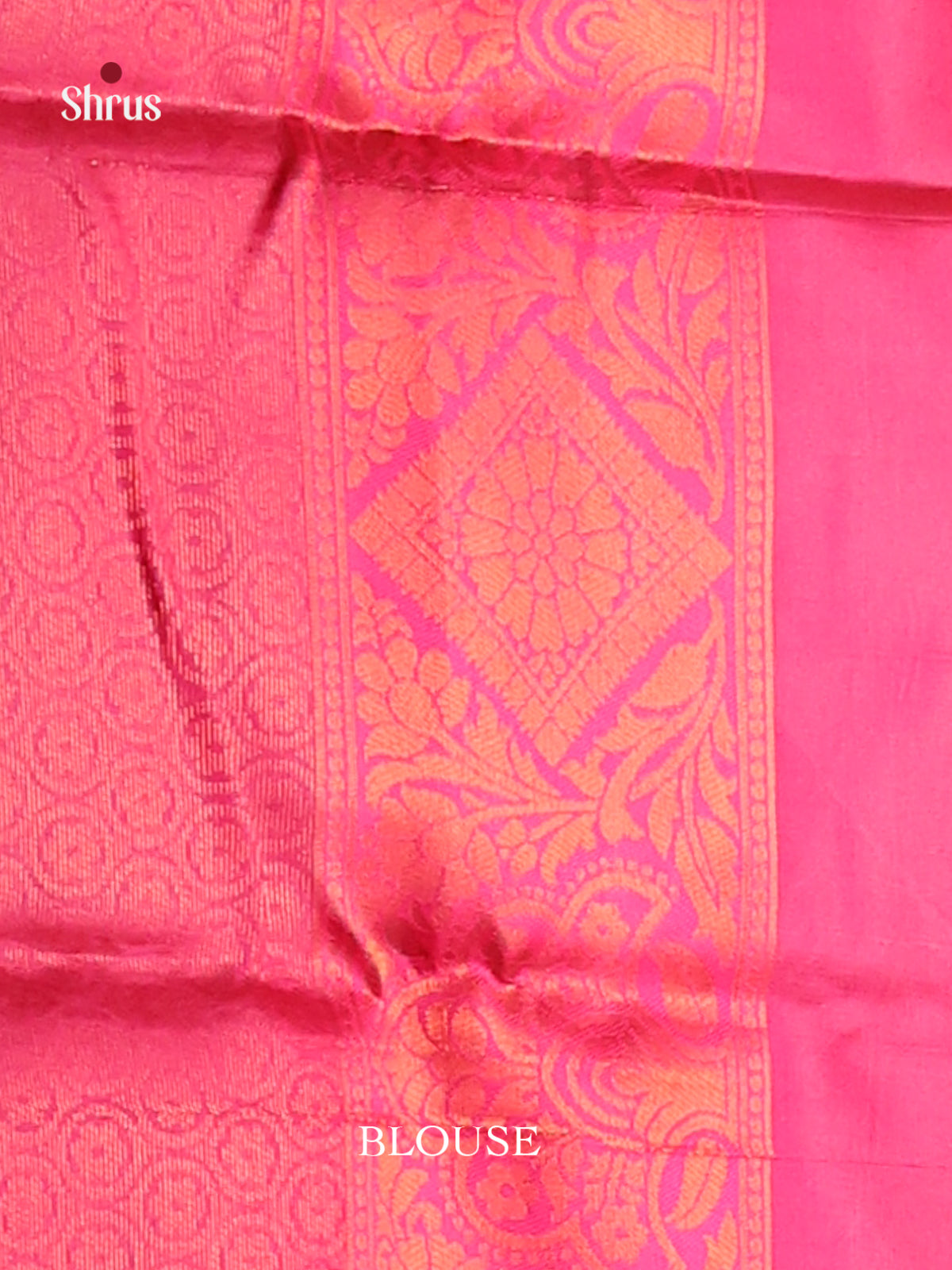 Blue & Pink - Semi Softsilk Saree