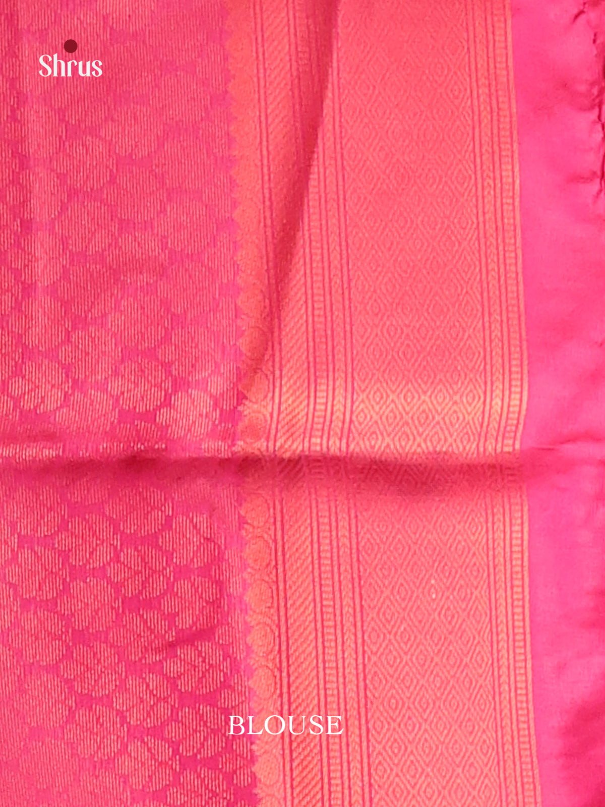 Blue & Pink - Semi Softsilk Saree