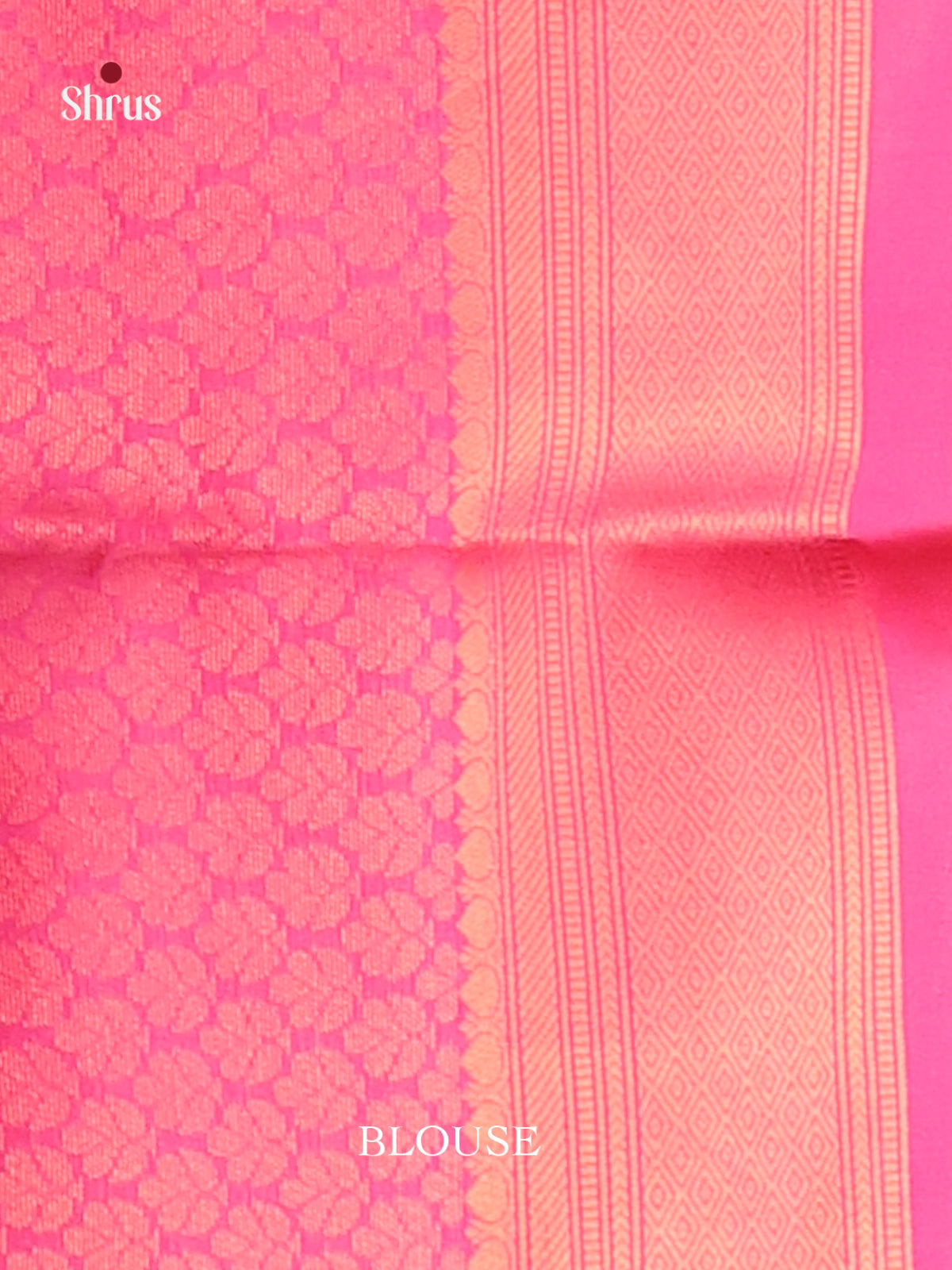 Blue & Pink - Semi Softsilk Saree
