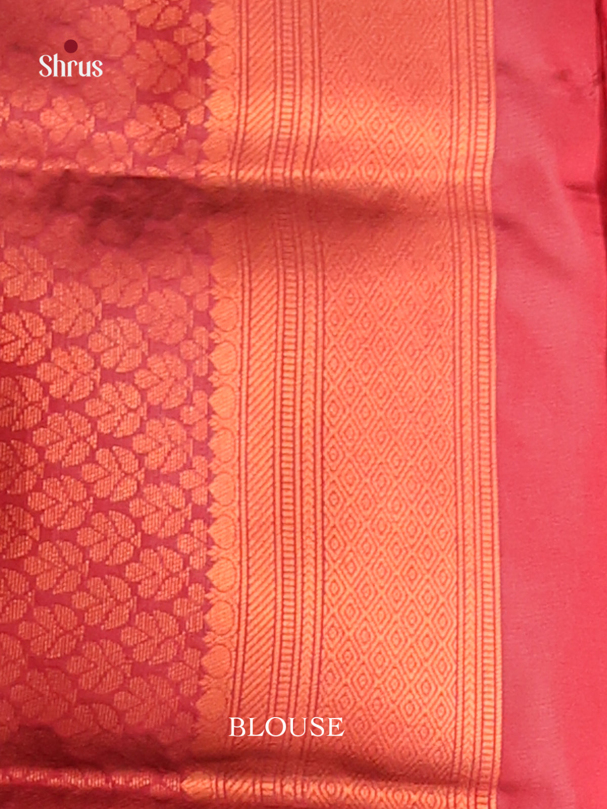 Blue & Maroon - Semi Softsilk Saree