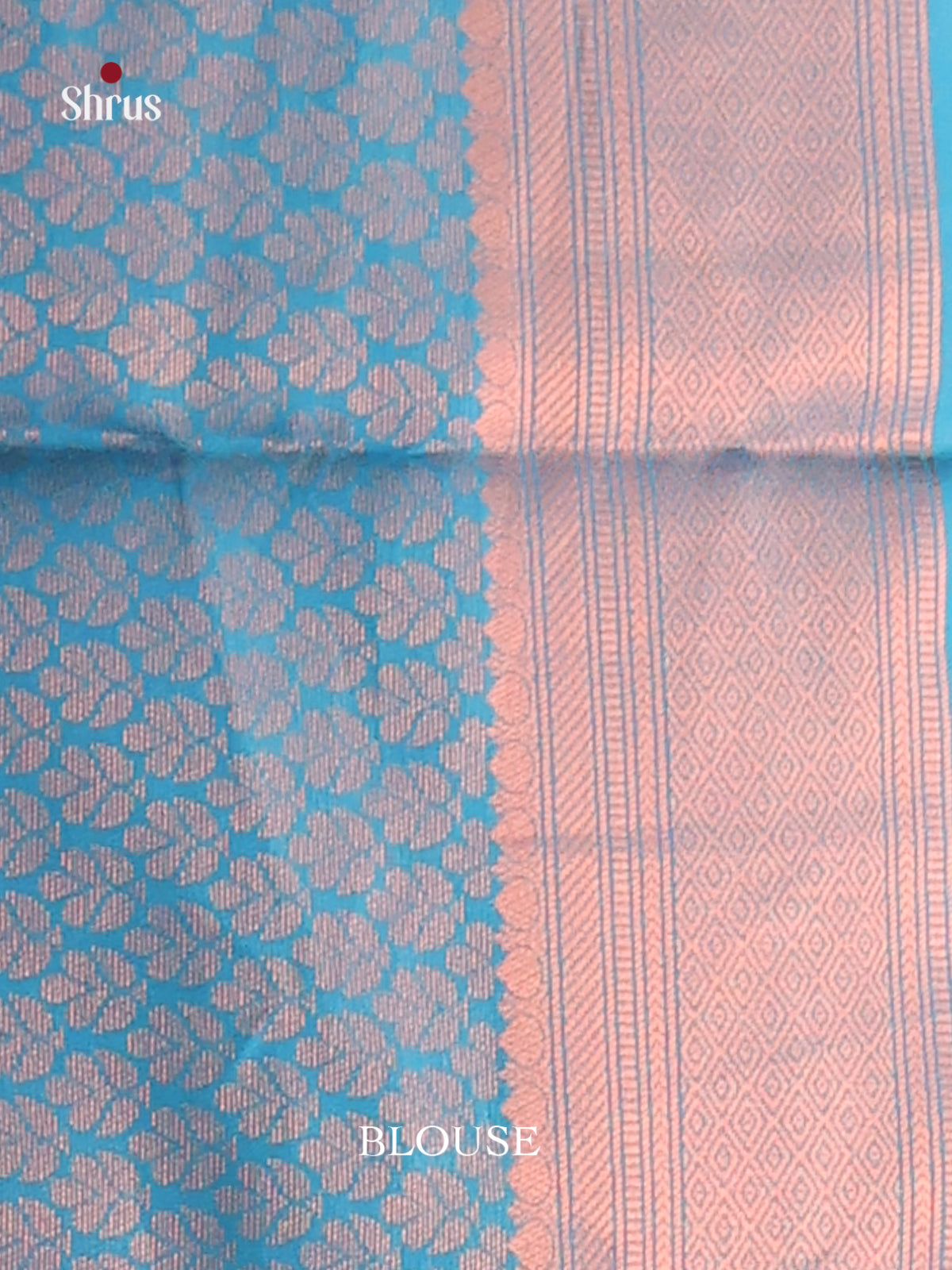 Purple & Blue - Semi Softsilk Saree - Shop on Shrus.com