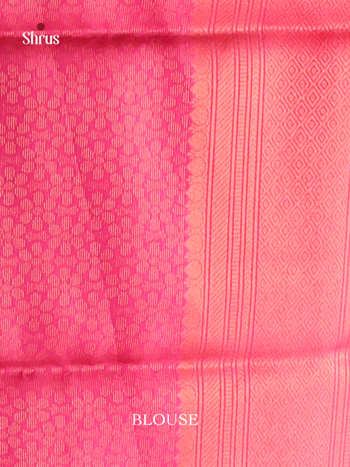 Blue & Pink - Semi Softsilk Saree