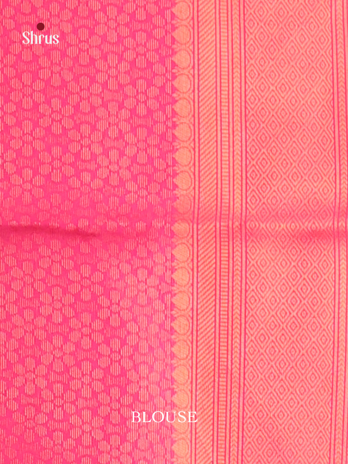 Blue & Pink - Semi Softsilk Saree